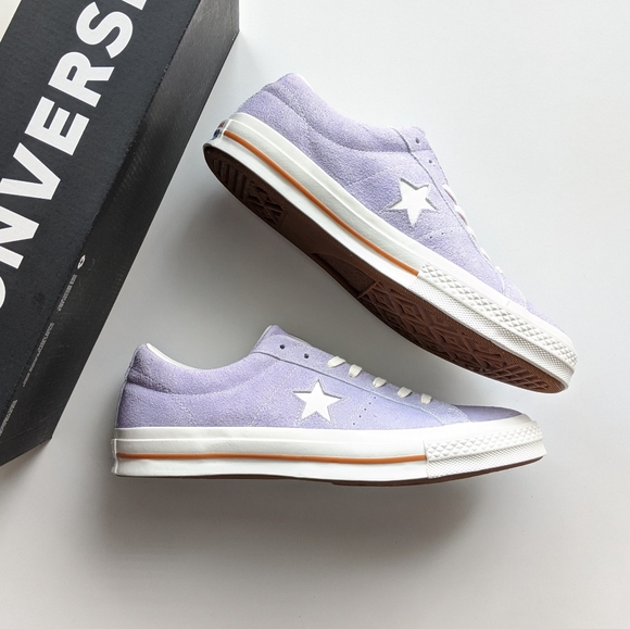 washed lilac converse